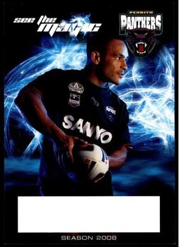 2008 Penrith Panthers Feel The Power,See The Magic #NNO Paul Aiton Front